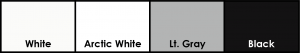 SonaKrete Standard Color Chart